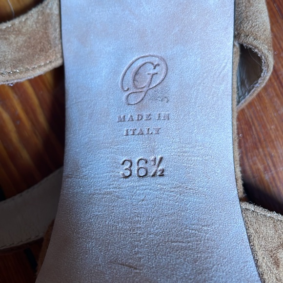 M. Gemi suede platform sandal heels - Picture 5 of 5